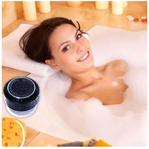 Bluetooth Shower Speaker, Waterproof Wireless Speaker - Picture 5 of 6